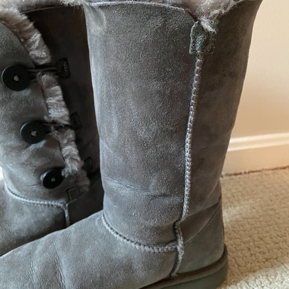 Ugg Grey Bailey Button Triplet Boot - image 2